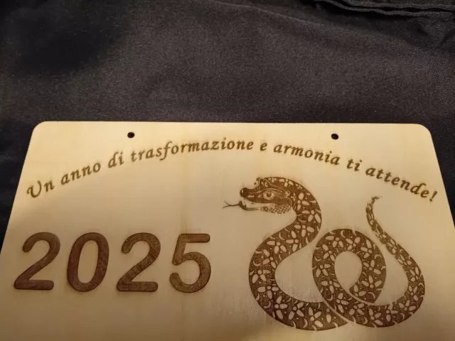 calendario legno incisioni personalizzate